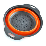 1 Pcs Portable Drain Basket Plastic Folding Filter Fruit Basket For RetracTable Kitchen Sink Washing Basket