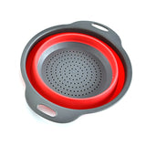 1 Pcs Portable Drain Basket Plastic Folding Filter Fruit Basket For RetracTable Kitchen Sink Washing Basket
