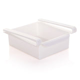 4 Colors Durable Slide Kitchen Fridge Freezer Space Saver Organizer Storage Rack Shelf Holder Drawer