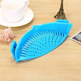 Silicone Colanders Kitchen Clip On Pot Strainer Drainer For Draining Liquid Univers Draining Pasta Vegetable Tool DropShipping