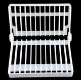mylb Kitchen Foldable Dish Plate Drying Rack Organizer Drainer Plastic Storage Holder